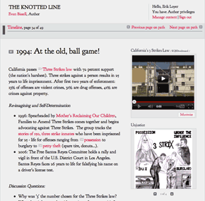 A page from The Knotted Line